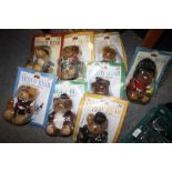 A COLLECTION OF BOXED 'THE TEDDY BEAR COLLECTION' BEARS (8)