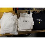 A COLLECTION OF EMPORIO ARMANI UNDERWEAR CREW NECK T SHIRTS WITH TAGS AND CERTIFICATES OF VARIOUS