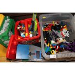 A TRAY OF ASSORTED LEGO TOYS