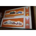 TWO BOXED LIMITED EDITION CORGI HEAVY HAULERS DIE CAST LORRIES, A KENWORTH W925 WITH LOW LOADER