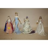 TWO ROYAL DOULTON FIGURES COMPRISING BESS HM2003 AND DIANA PRINCESS OF WALES, TOGETHER WITH TWO