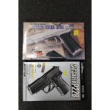 A BOXED SIG SAUER P228 BB GUN, TOGETHER WITH A STRUM RUGER KP85 EXAMPLE (2)