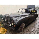 A VINTAGE JAGUAR MARK VII FOR RESTORATION - WITH ENGINE, apart from the engine this is a shell