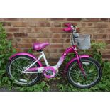 A PINK PARIS CHILDS BICYCLE