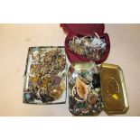 THREE BOXES OF ASSORTED COSTUME JEWELLERY