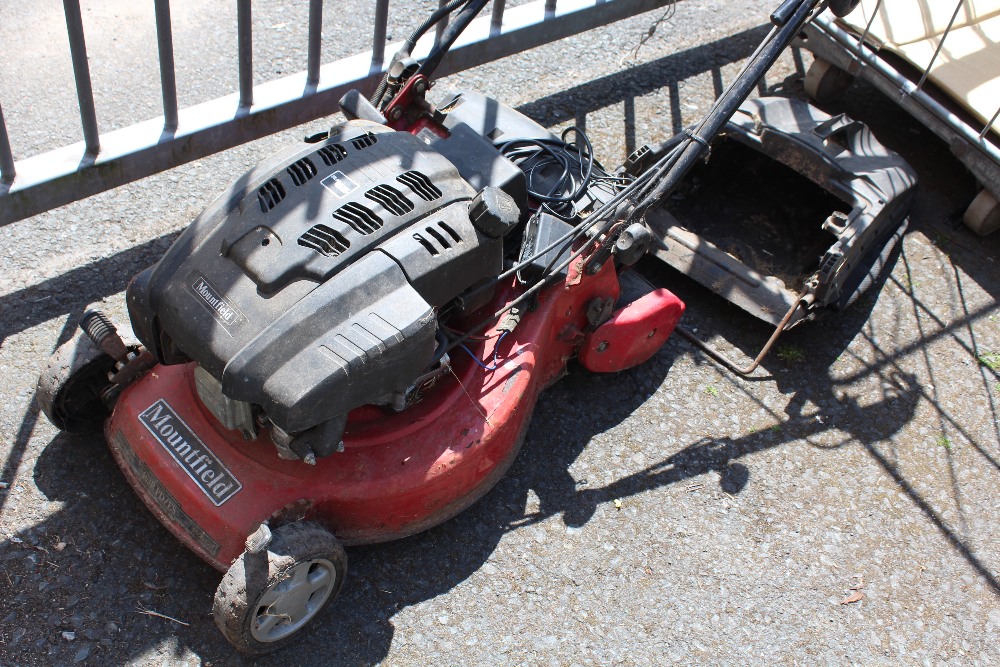 A MOUNTFIELD RM65 PETROL LAWNMOWER