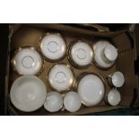 A ROYAL DOULTON 18 PIECE DINNER SERVICE (tray not included)