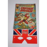 CAPTAIN BRITAIN #1 WITH FREE GIFT, week ending Oct 13, 1976 with free Captain Britain mask¦Condition