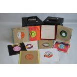 SINGLES RECORDS - TWO CASES CONTAINING APPROX. 110 SINGLES, mainly Soul, Northern Soul, some