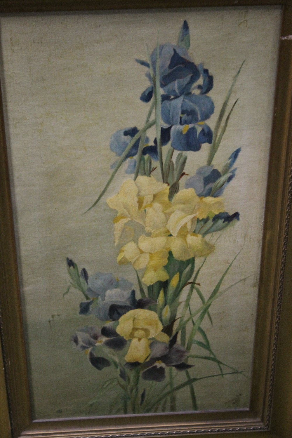 TWO FRAMED STILL LIFE OILS, depicting flowers - Image 2 of 3