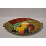 A CROWN DEVON ENOCH BOULTON DESIGN BOWL, 32 X 17 CM¦Condition Report:A FEW SMALL AREAS OF PAINT LOSS