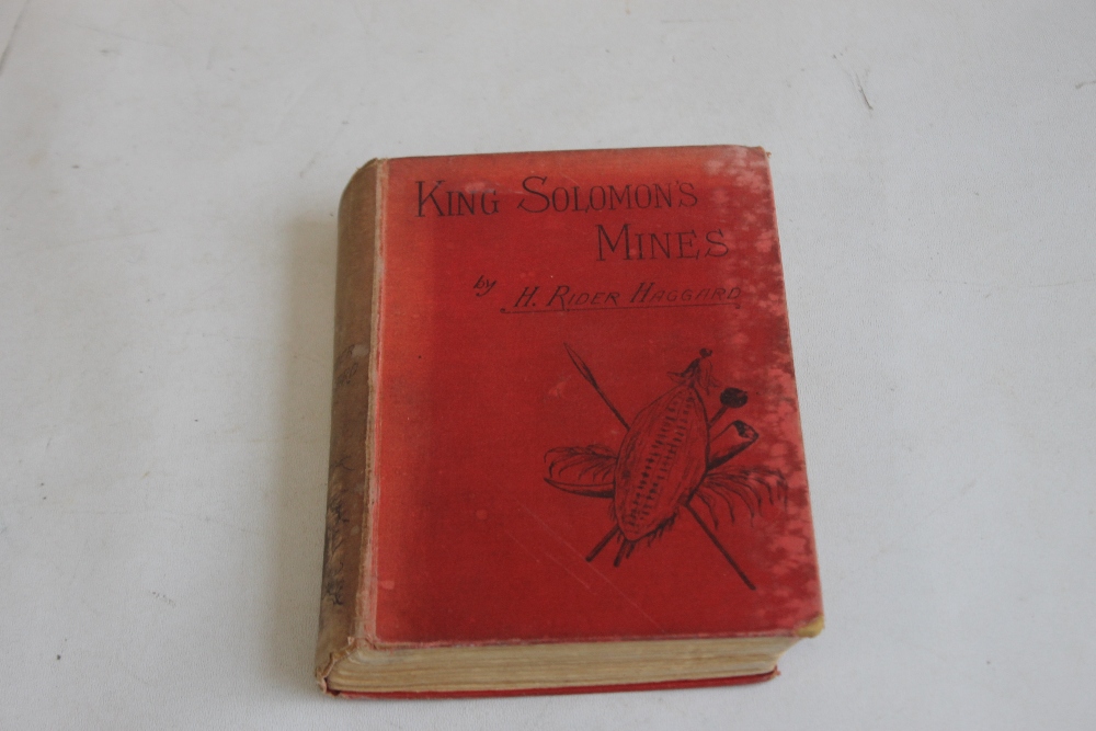 H. RIDER HAGGARD - 'KING SOLOMON'S MINES' published by Cassell & Company 1885, first edition,