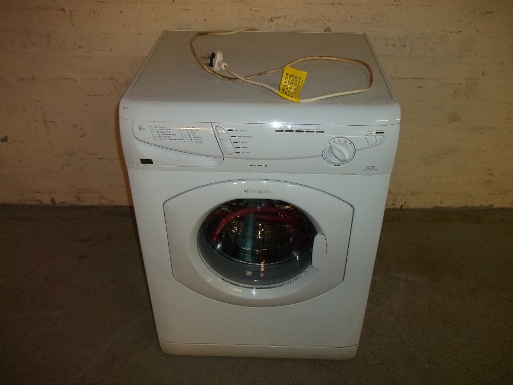 A HOTPOINT WASHING MACHINE