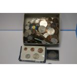 A QUANTITY OF COINS, British and world examples