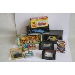 A COLLECTION OF TEN BOXED CHINESE VEHICLES to include Fuji Safari Park Truck, JIE Fang Truck, Arnage