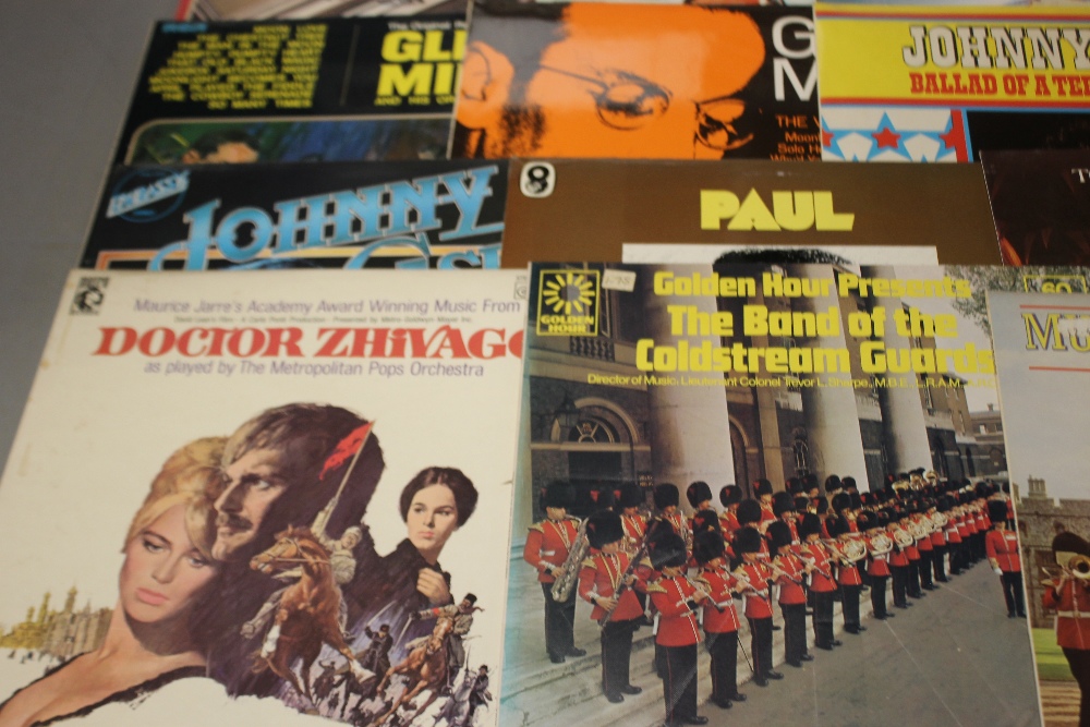 A COLLECTION OF RECORDS to include The Beatles Red Album and Blue Album, Johnny Cash, Emile Ford, - Image 4 of 5