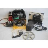 A COLLECTION OF CAMERAS to include a Kodak "8" movie camera, a Coronet Flash Master etc. and minor