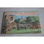 EDWARD ARDIZZONE - 'DIANA AND HER RHINOCEROS', first edition The Bodley Head, 1964 with two