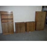 A TEAK VINTAGE MODULAR WALL UNIT