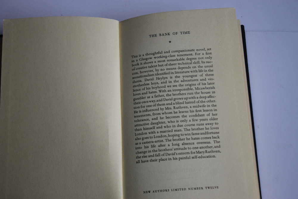 GEORGE FRIEL - 'THE BANK OF TIME', first edition published by Hutchinson of London in their 'New - Image 2 of 4