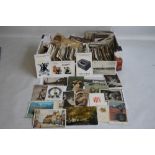 A COLLECTION OF MISCELLANEOUS POSTCARDS AND GREETINGS CARDS, to include real photograph, comic etc.