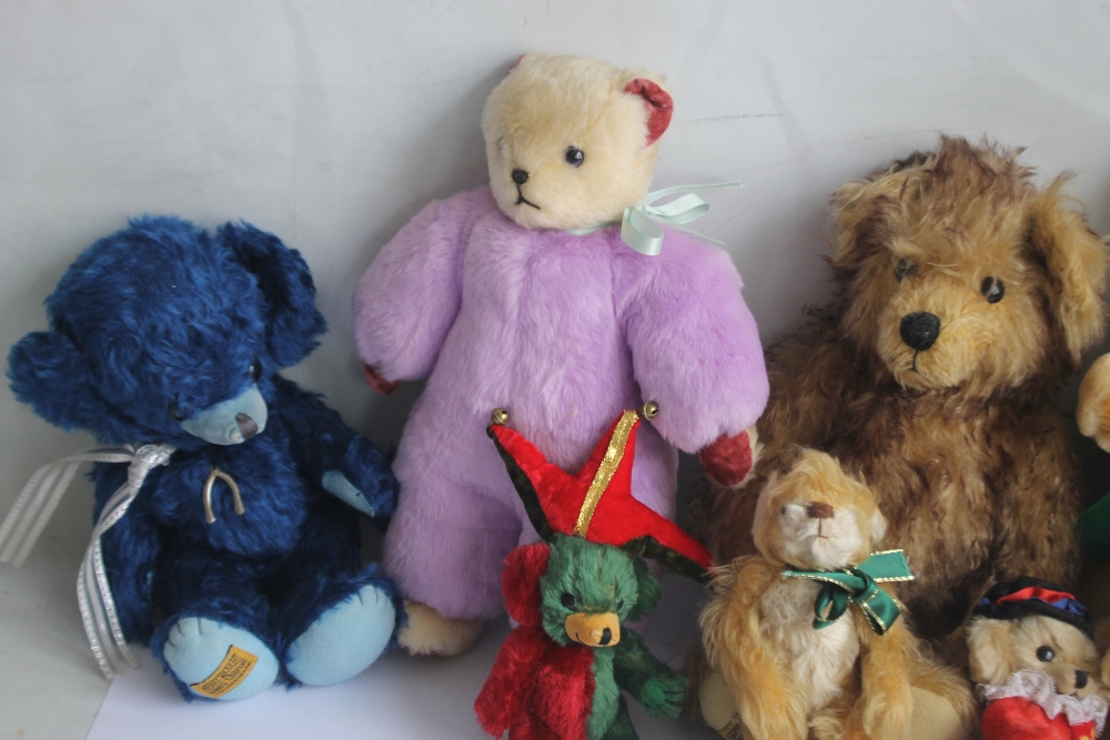 MERRYTHOUGHT TEDDY BEARS to include Cheeky Bear, Benjamin, and a musical type etc. (9) - Image 2 of 4