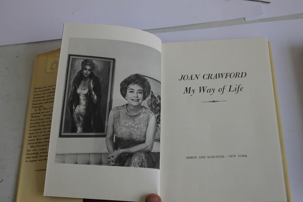 JOAN CRAWFORD - 'MY WAY OF LIFE' Simon & Schuster 1971 3rd printing with a dustjacket together - Image 4 of 7