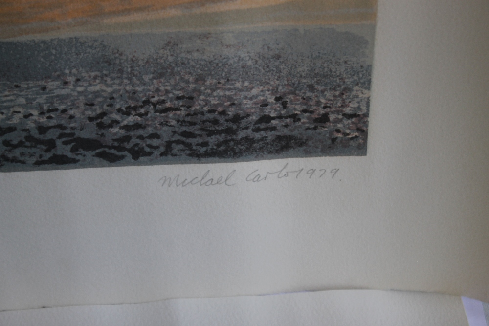 ANDREW WOLFE SIGNED LIMITED EDITION PRINT "MAENHIR II" 8/10, and Michael Carlo signed limited - Image 3 of 8