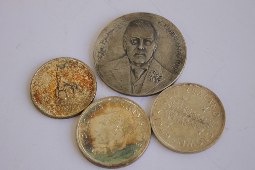 A 1903 JOSEPH CHAMBERLAIN VISIT TO SOUTH AFRICA SILVER MEDAL, along with a South Africa 1952