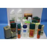 A QUANTITY OF BATHROOM PRODUCTS INCLUDING 'TWEED', ETC.