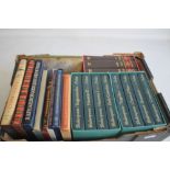 FOLIO SOCIETY SHAKESPEARE 'THE COMPLETE PLAYS', eight volumes in two slip cases, Chaucer 'The