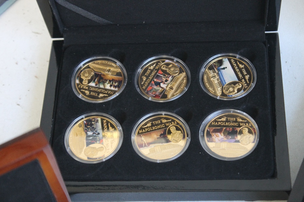 A COLLECTION OF BOXED COMMEMORATIVE COINS, to include three Edward VIII retro sets, a set of St - Image 5 of 6