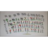 A QUANTITY OF MODEL LEAD SOLDIERS including mounted examples