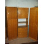 A MODULA WARDROBE / WALL UNIT WITH FOUR DRAWERS
