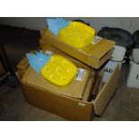 A LARGE BOX OF DECORATIVE PINEAPPLE LIGHTS