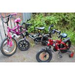 THREE CHILDS BICYCLES