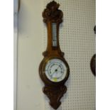 AN OAK BAROMETER