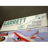 A BOXED GARRETT METAL DETECTOR