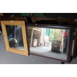 A SELECTION OF ASSORTED MIRRORS IN VARIOUS SIZES AND STYLES