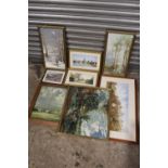 A QUANTITY OF PICTURES AND PRINTS TO INCLUDE TWO SIGNED BY RACHEL LONG