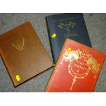 THREE BOOKS, CONSISTING OF 'THE VICAR OF WAKEFIELD' BY ARTHUR RACKHAM, 'THE TEMPEST' WITH ILLUSTRAT