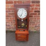 A VINTAGE SIMPLEX 'CLOCKING IN' MACHINE H-115 CM - KEYS