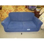 A MODERN UPHOLSTERED BED SETTEE