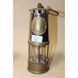 A VINTAGE ECCLES MINERS LAMP