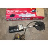 A DELUXE VLF METAL DETECTOR A/F (DAMAGED AND UNTESTED)