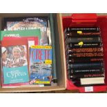 TWO BOXES OF TRAVEL RELATED BOOKS ETC