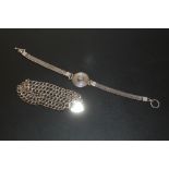 TWO SILVER BRACELETS - APPROX 39.2 G