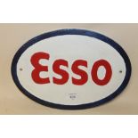 A MODERN CAST ESSO PLAQUE