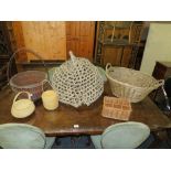 A QUANTITY OF BASKET WARE