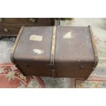 A VINTAGE TRAVEL TRUNK